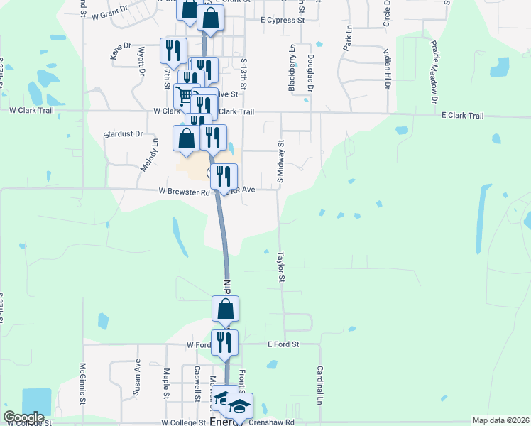 map of restaurants, bars, coffee shops, grocery stores, and more near 544-638 Taylor St in Energy