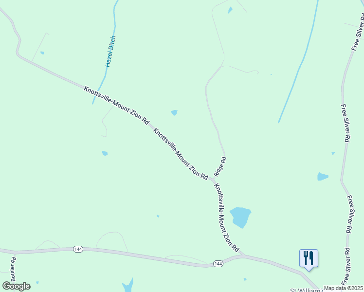 map of restaurants, bars, coffee shops, grocery stores, and more near 9081 Knottsville-Mount Zion Road in Philpot