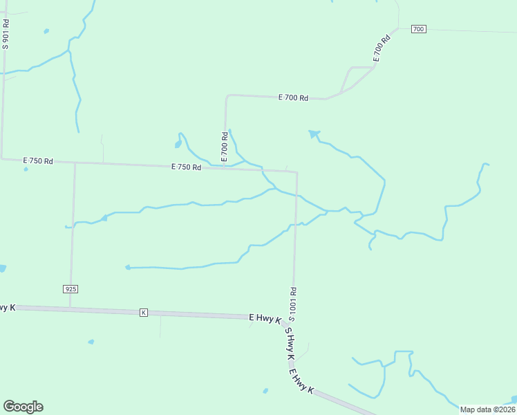map of restaurants, bars, coffee shops, grocery stores, and more near 7628 South 1001 Road in El Dorado Springs