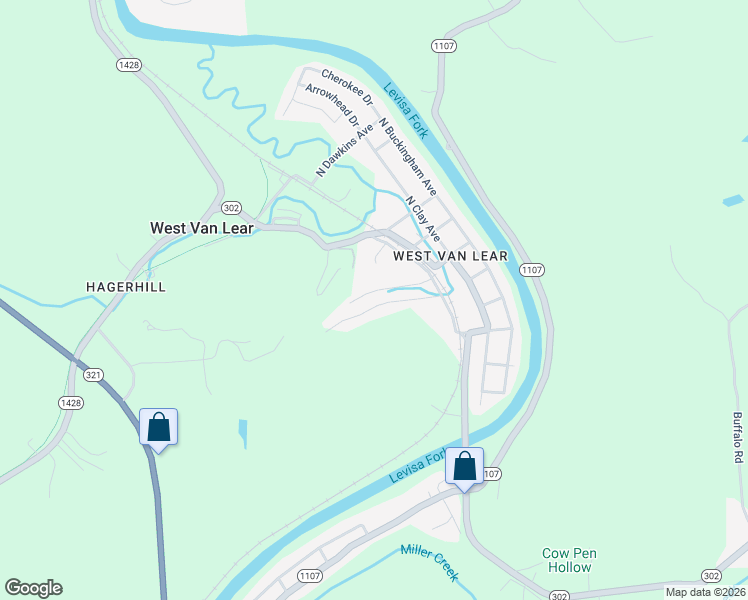 map of restaurants, bars, coffee shops, grocery stores, and more near 152 South Burgler Hollow Road in West Van Lear