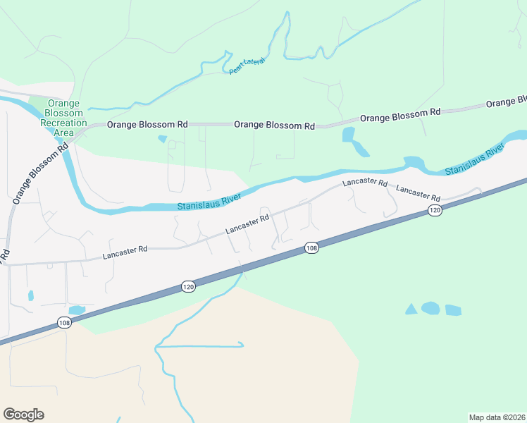 map of restaurants, bars, coffee shops, grocery stores, and more near 13337 Lancaster Road in Oakdale