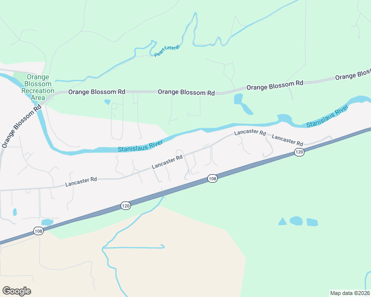 map of restaurants, bars, coffee shops, grocery stores, and more near 13355 Lancaster Road in Oakdale