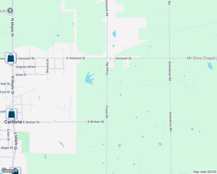 map of restaurants, bars, coffee shops, grocery stores, and more near 13172 Cruse Road in Carterville