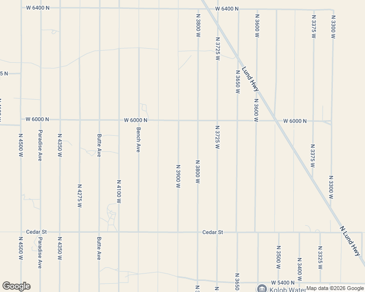 map of restaurants, bars, coffee shops, grocery stores, and more near 5904 North 3900 West in Cedar City
