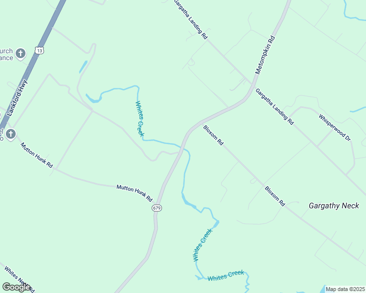 map of restaurants, bars, coffee shops, grocery stores, and more near 18393 Metompkin Road in Parksley