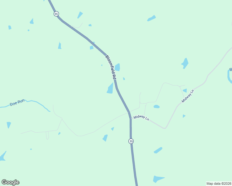 map of restaurants, bars, coffee shops, grocery stores, and more near 7770-7954 Bloomfield Road in Springfield