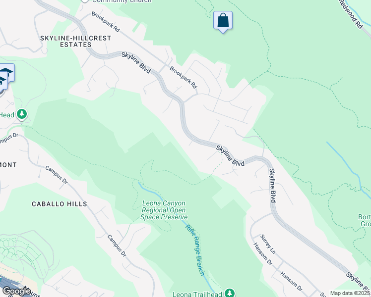 map of restaurants, bars, coffee shops, grocery stores, and more near 2 Graham Place in Oakland