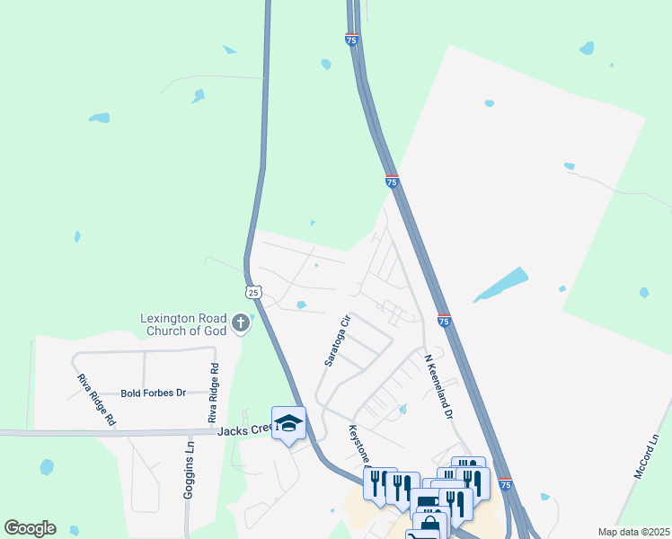 map of restaurants, bars, coffee shops, grocery stores, and more near 7009 Charismatic Court in Richmond