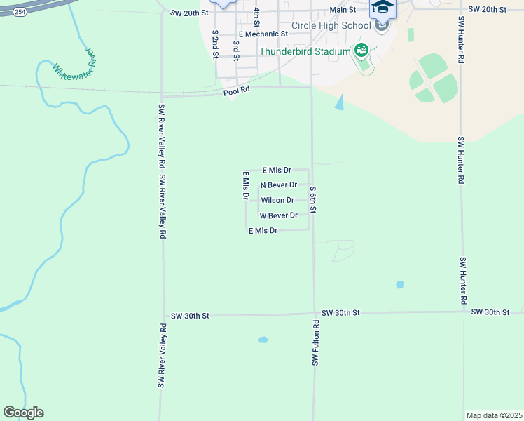 map of restaurants, bars, coffee shops, grocery stores, and more near 602 West Mills Drive in Towanda