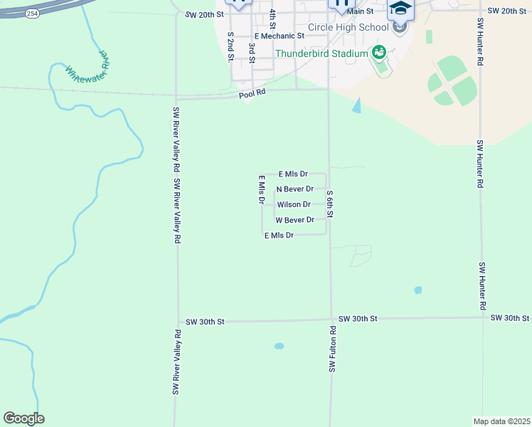 map of restaurants, bars, coffee shops, grocery stores, and more near 602 West Mills Drive in Towanda