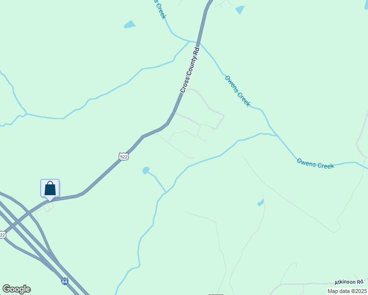 map of restaurants, bars, coffee shops, grocery stores, and more near 1946 Cross County Road in Mineral