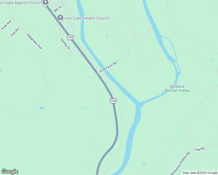 map of restaurants, bars, coffee shops, grocery stores, and more near 23164 Botetourt Road in Eagle Rock