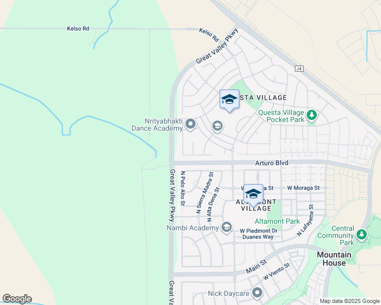 map of restaurants, bars, coffee shops, grocery stores, and more near 531 North Miraloma Court in Acampo