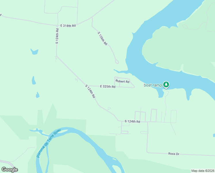 map of restaurants, bars, coffee shops, grocery stores, and more near East 325th Road in Polk County