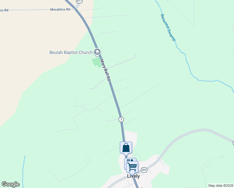 map of restaurants, bars, coffee shops, grocery stores, and more near 4754 Mary Ball Road in Lancaster