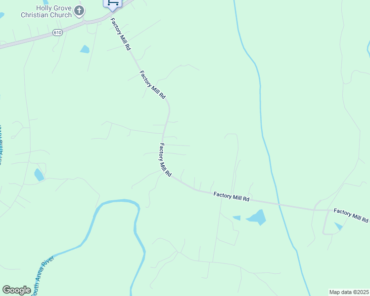 map of restaurants, bars, coffee shops, grocery stores, and more near 731 Factory Mill Road in Bumpass
