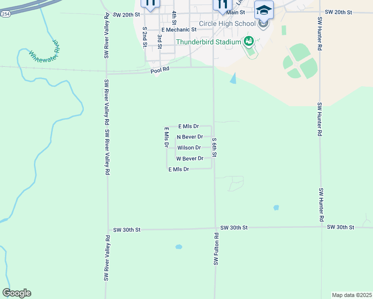 map of restaurants, bars, coffee shops, grocery stores, and more near 748 Wilson Drive in Towanda