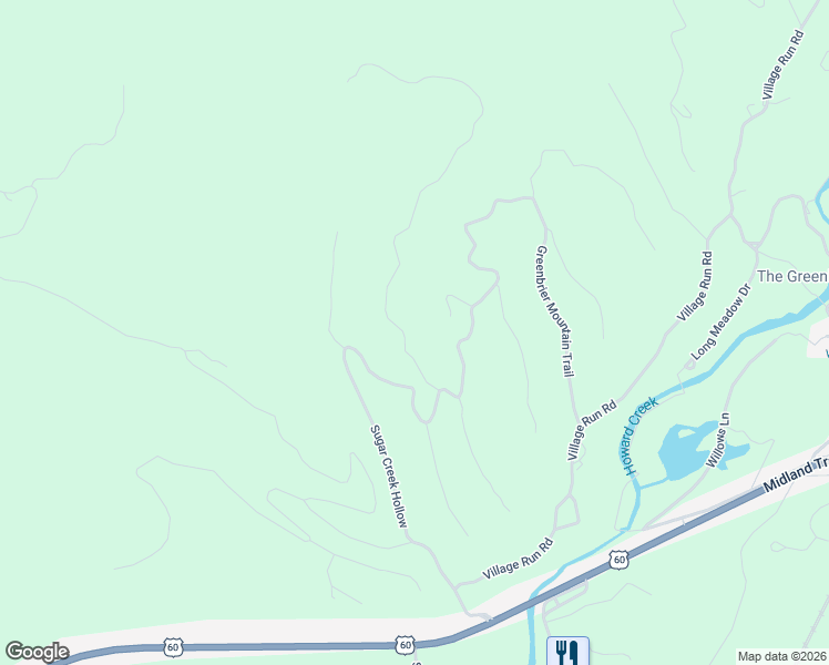map of restaurants, bars, coffee shops, grocery stores, and more near 248 Wilson Ridge in White Sulphur Springs
