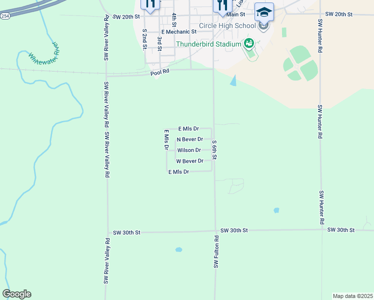 map of restaurants, bars, coffee shops, grocery stores, and more near 748 Wilson Drive in Towanda