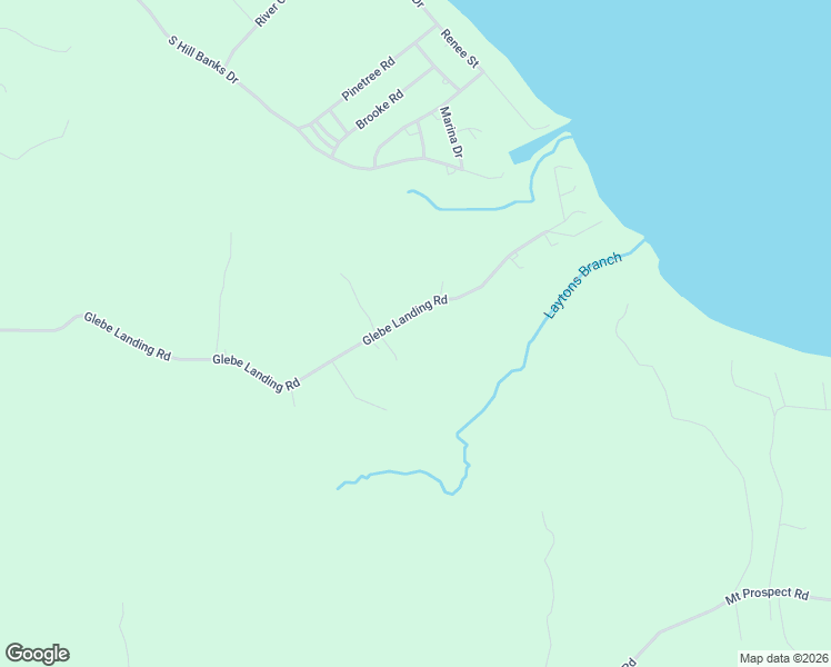 map of restaurants, bars, coffee shops, grocery stores, and more near 1549-1561 Glebe Landing Road in Center Cross