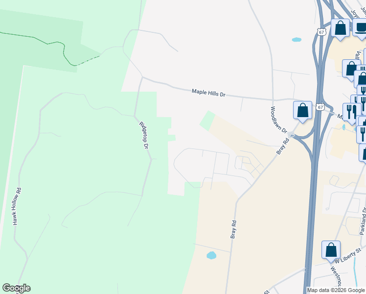 map of restaurants, bars, coffee shops, grocery stores, and more near 1913 Black Oak Drive in Farmington