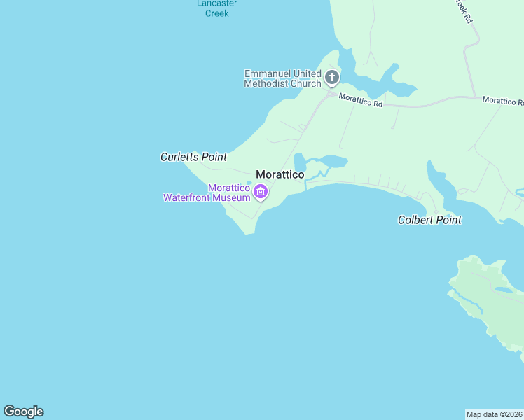 map of restaurants, bars, coffee shops, grocery stores, and more near 6584 Morattico Road in Morattico