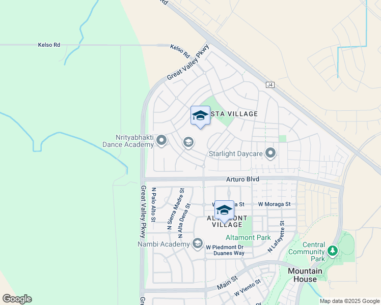 map of restaurants, bars, coffee shops, grocery stores, and more near 608 West Gravino Drive in Tracy