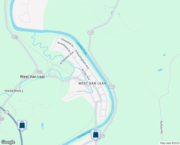map of restaurants, bars, coffee shops, grocery stores, and more near 99 Cherokee Drive in Paintsville