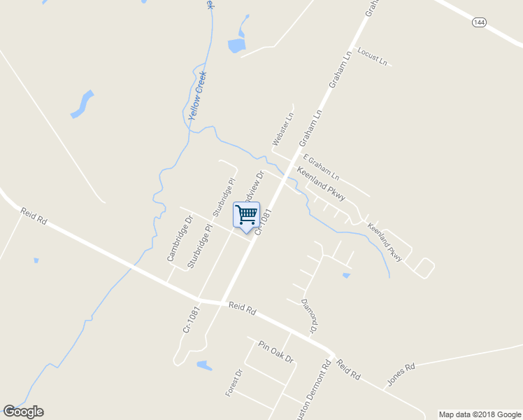 map of restaurants, bars, coffee shops, grocery stores, and more near 5035 Graham Lane in Owensboro