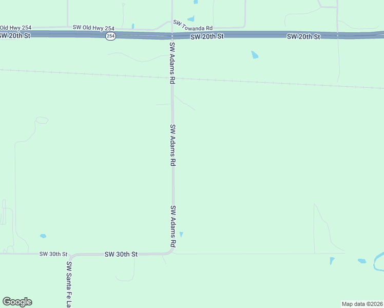 map of restaurants, bars, coffee shops, grocery stores, and more near 2564 Southwest Adams Road in Towanda