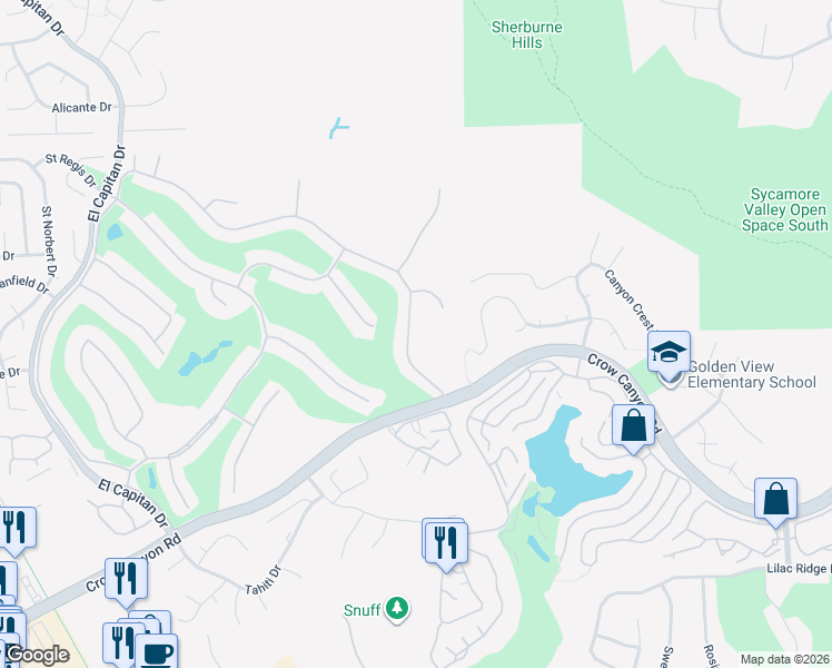 map of restaurants, bars, coffee shops, grocery stores, and more near 808 Saint George Road in Danville