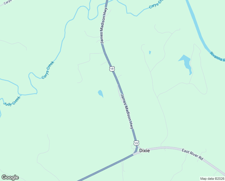 map of restaurants, bars, coffee shops, grocery stores, and more near 121 Old Mill Farm Drive in Fork Union