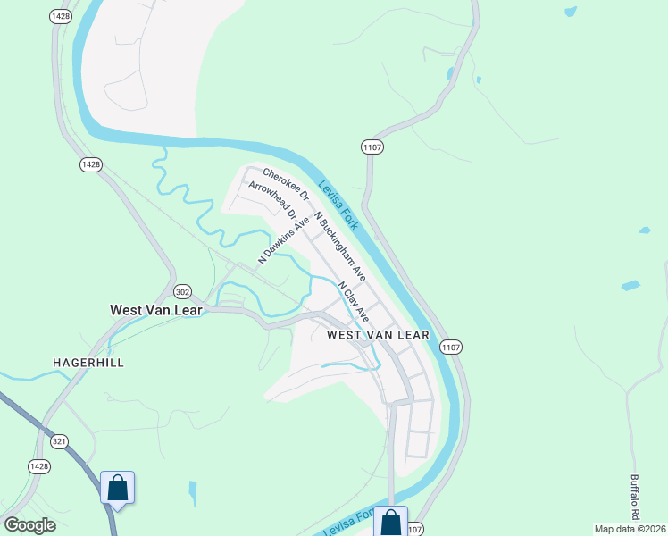 map of restaurants, bars, coffee shops, grocery stores, and more near 156-320 North Clay Avenue in Paintsville