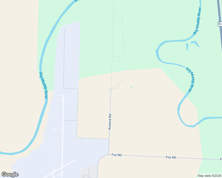 map of restaurants, bars, coffee shops, grocery stores, and more near 518 Koonce Road in Murphysboro