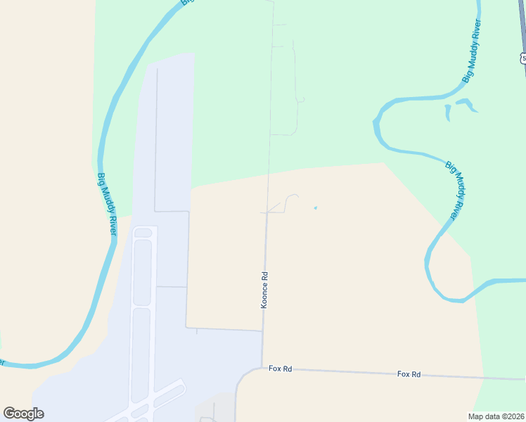 map of restaurants, bars, coffee shops, grocery stores, and more near 518-616 Koonce Road in Murphysboro