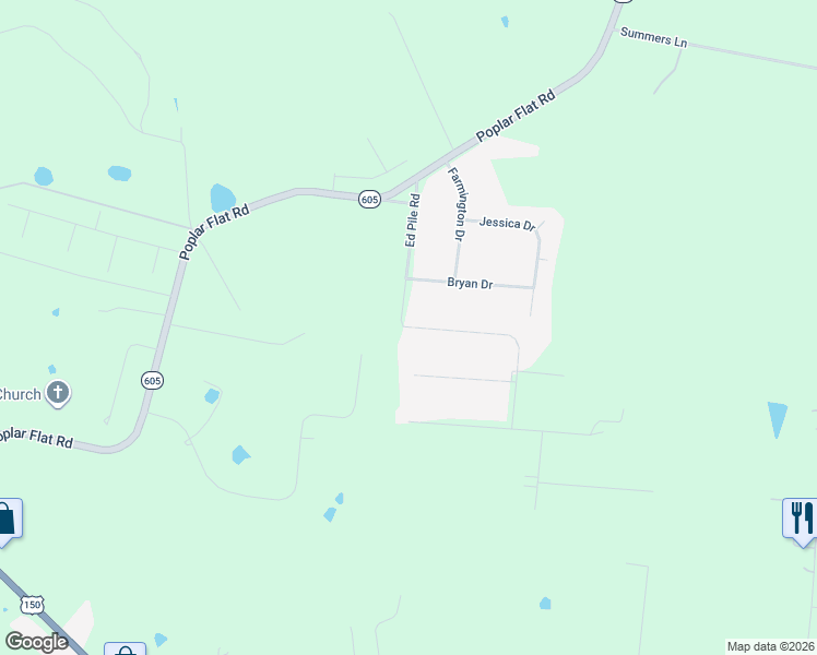 map of restaurants, bars, coffee shops, grocery stores, and more near 234 Ed Pile Road in Bardstown