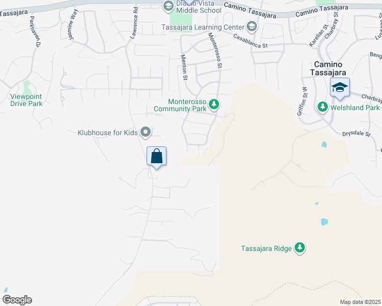 map of restaurants, bars, coffee shops, grocery stores, and more near 317 La Spezia in Danville