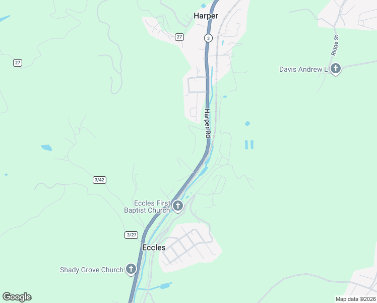 map of restaurants, bars, coffee shops, grocery stores, and more near 209 Ennic Road in Beckley