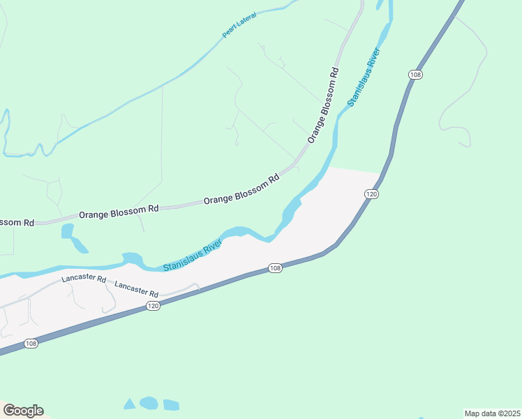 map of restaurants, bars, coffee shops, grocery stores, and more near 14084 Orange Blossom Road in Oakdale