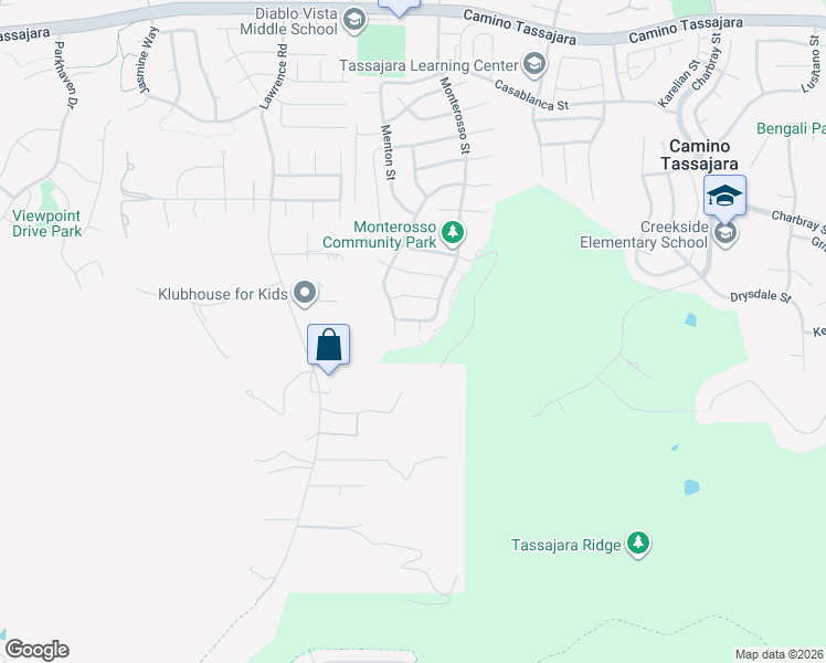 map of restaurants, bars, coffee shops, grocery stores, and more near 317 La Spezia in Danville