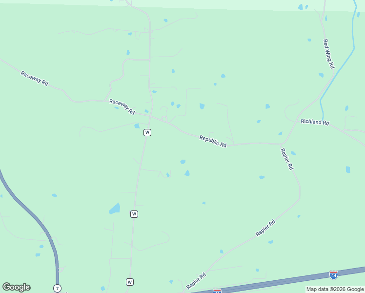 map of restaurants, bars, coffee shops, grocery stores, and more near 25330 Republic Road in Waynesville