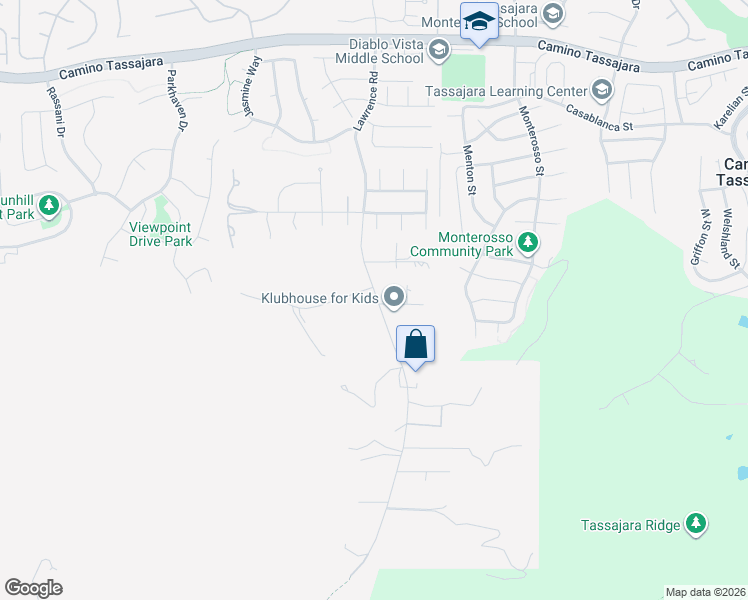 map of restaurants, bars, coffee shops, grocery stores, and more near 31 Hidden Hills Place in Danville