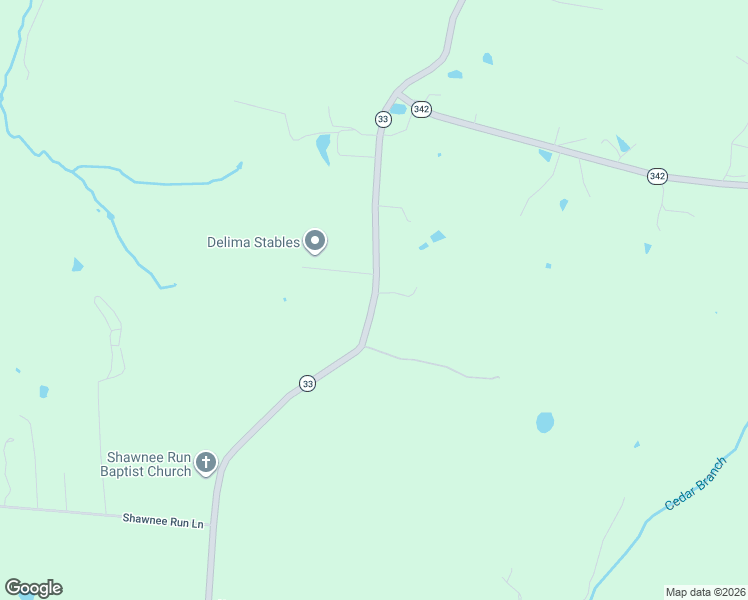 map of restaurants, bars, coffee shops, grocery stores, and more near Kentucky 33 in Harrodsburg