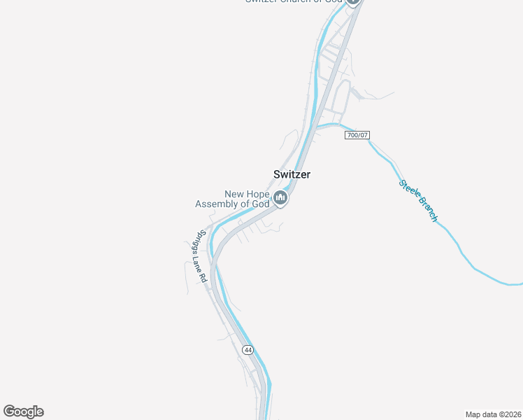 map of restaurants, bars, coffee shops, grocery stores, and more near 5409 Jerry West Highway in Switzer