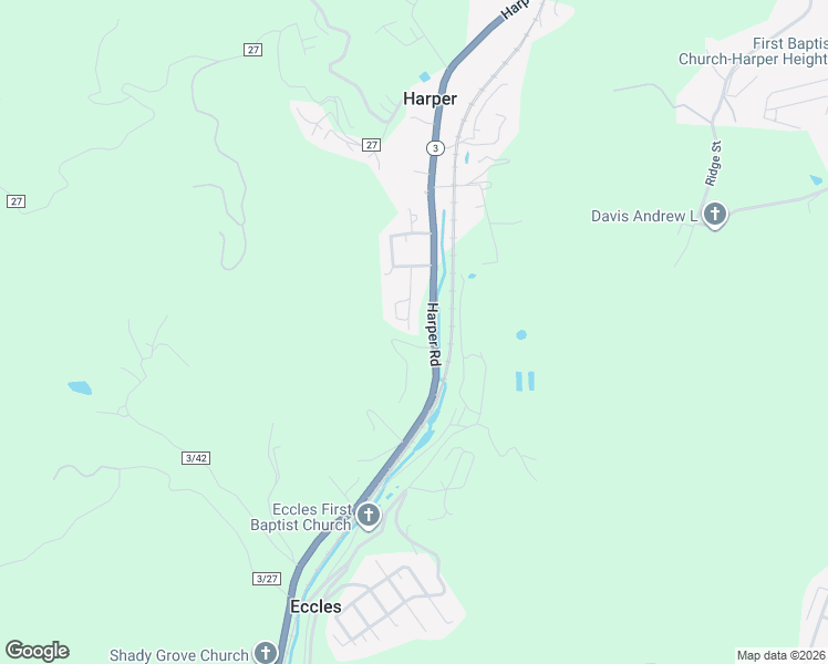 map of restaurants, bars, coffee shops, grocery stores, and more near 161 Laing Avenue in Beckley