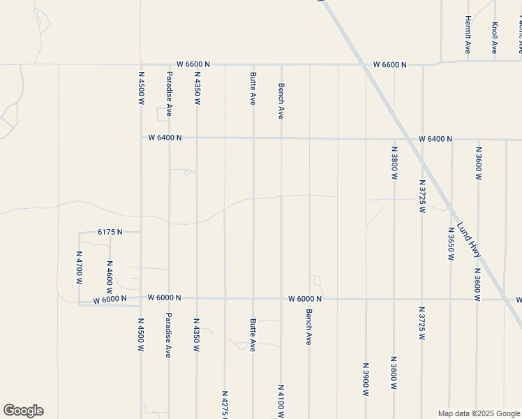 map of restaurants, bars, coffee shops, grocery stores, and more near Plateau Avenue in Cedar City