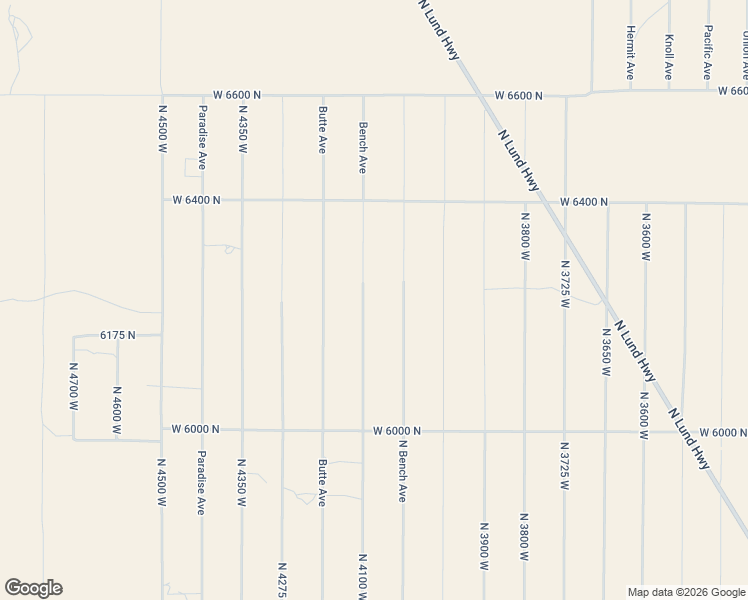 map of restaurants, bars, coffee shops, grocery stores, and more near North 4100 West in Cedar City