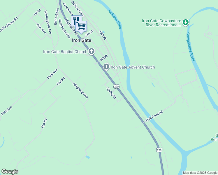 map of restaurants, bars, coffee shops, grocery stores, and more near 1007 Spring Street in Eagle Rock