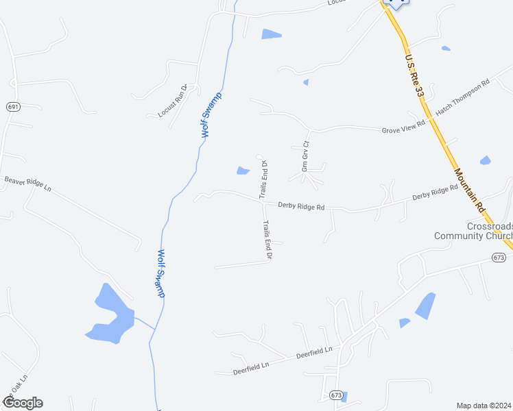 map of restaurants, bars, coffee shops, grocery stores, and more near 16271 Derby Ridge Road in Montpelier
