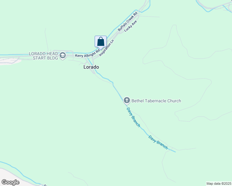map of restaurants, bars, coffee shops, grocery stores, and more near 396 Davy Branch Road in Lorado